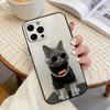 Забавный чехол для телефона с кошкой Pet Cat Funny-Y для iPhone 17, 16, 15, 14, 13, 12, 11 Plus, Pro Max, Другие Мягкий Черный Чехол