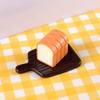 5Pcs/Set Miniature 1/6 1/12 Dollhouse Simulation Toast Bread Dollhouse Miniature Food Breakfast Snack Dessert Kitchen Toy