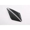 Для Nissan Qashqai J12 2024 Автоаксессуары Piano Black Передняя накладка на противотуманную фару Форма ветра