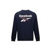 Reebok Удобный повседневный свитер в стиле ретро, унисекс, темно-синий 24FRM305UGN2