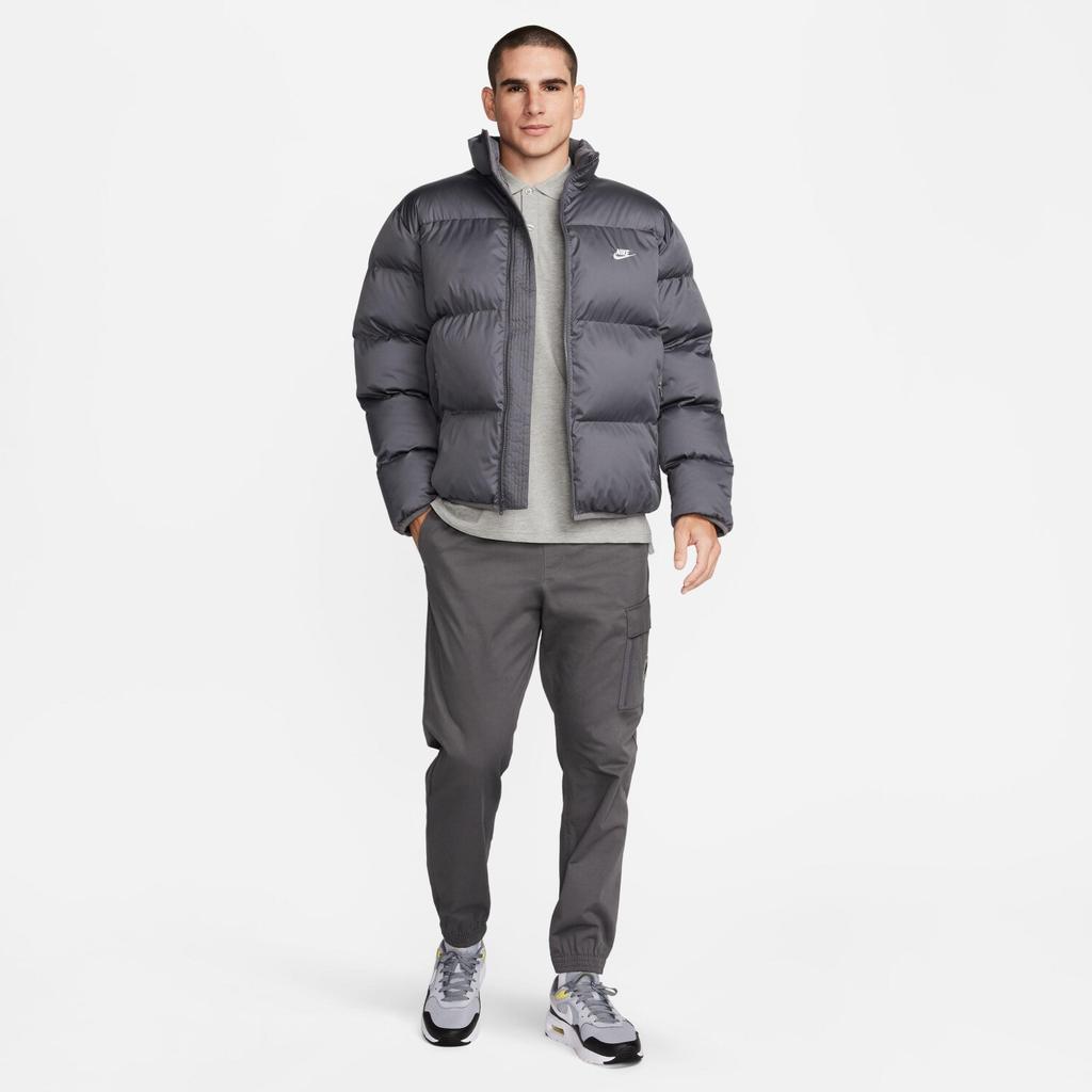 Зимняя куртка Nike Sportswear Club puffer jacket for men (FB7368) iron grey/white