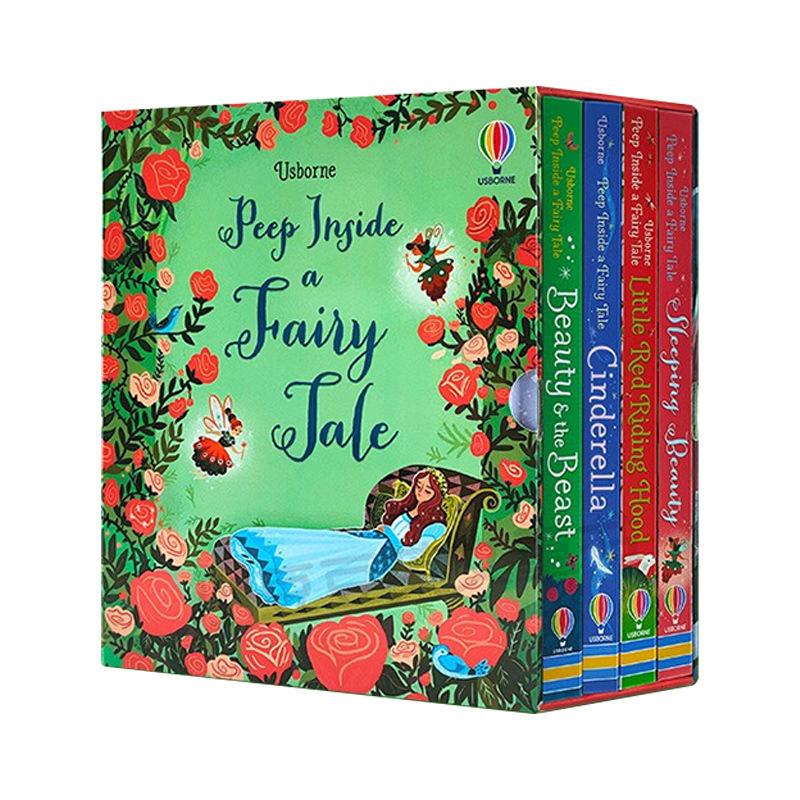 Usborne English book 4 volumes Peep Inside a Fairy Tale Boxed set Peep Inside a Fairy Tale Boxed set
