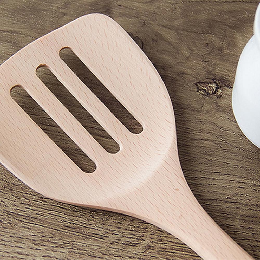 30/35cm Stirring Cookware Wok Shovels Cooking Tool Kitchen Utensil Wooden Spatula Shovel Turner