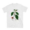 Retro Coffee Plant Illustration Pattern Womens Tshirt Short Sleeve DesignWomen Clothing Fashion Graphic T Shirts Personality