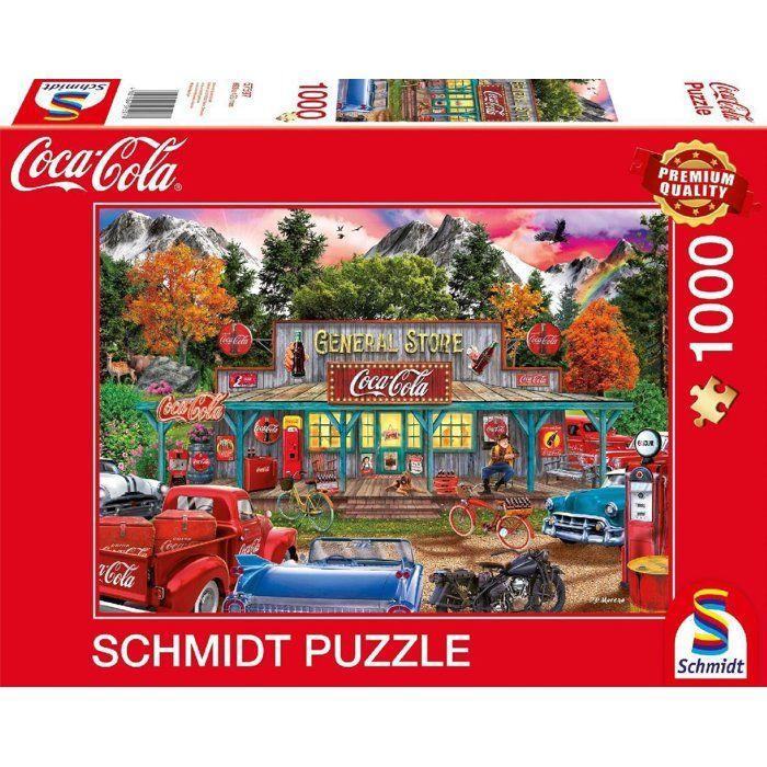 Puzzle - SCHMIDT SPIELE - Magasin Coca Cola - 1000 pièces - Dès 12 ans