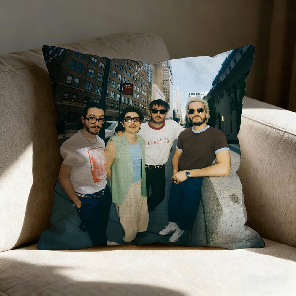 Mmorat Band Pillow Case Pillowcase Doublesided Printed Sofa Cushion Bedroom Headboard Pillow