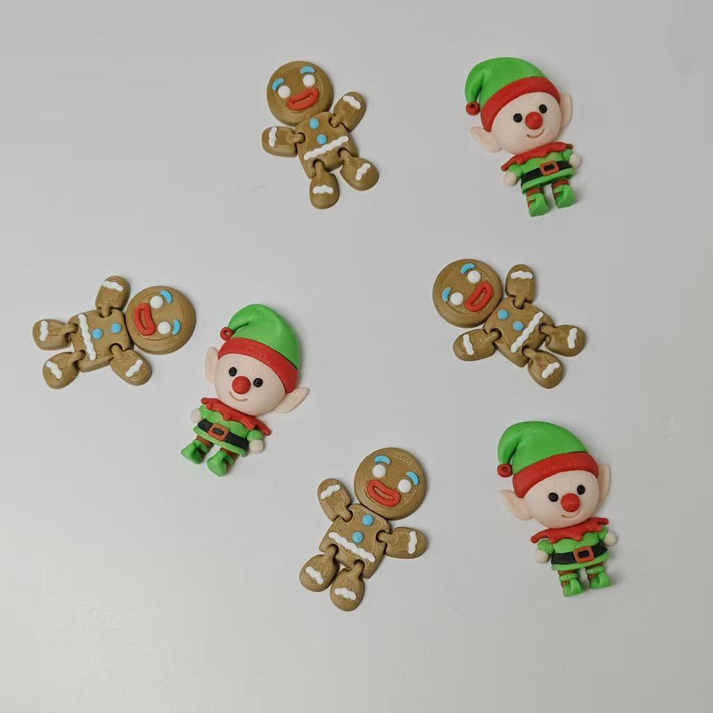 3D Printed Christmas Ornaments: Gingerbread Men, Snowman Crafts, and Gnome Decorations