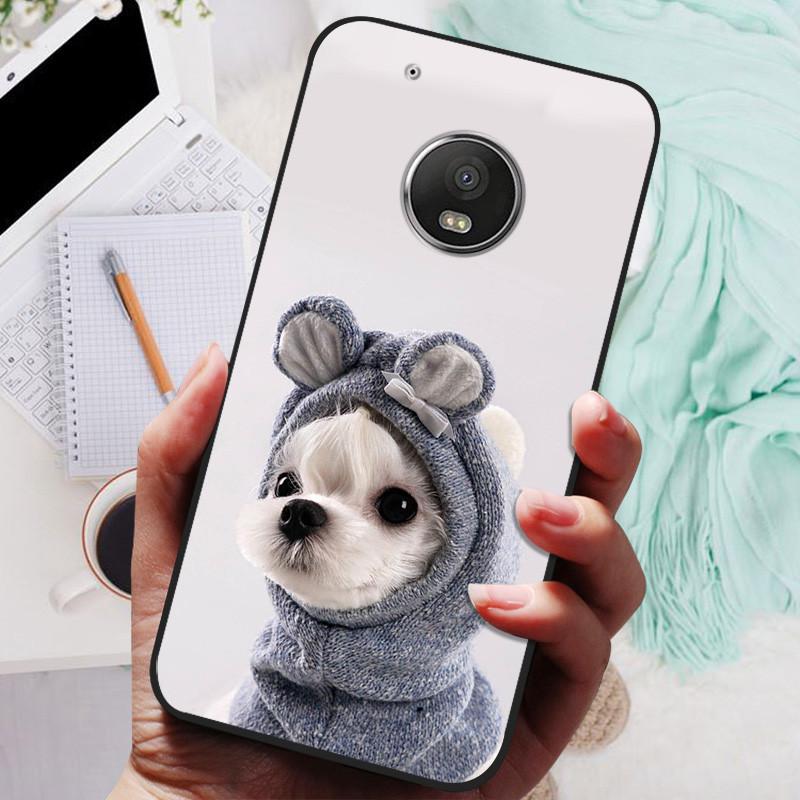 Чехол для Motorola Moto G5 Plus Черный Чехол Лев Волк Силиконовый Мягкий Задний Чехол Для Moto G5 Plus Чехол для Телефона G5+ Защитный Корпус