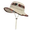 Vintage Wide Brim Hat National Wind Anti-uv Bucket Hat Causal Western Cowboy Hat  Fishing