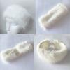 Artificial Hair Band Elastic Imitation Fox Fur Headband Wide Edge Design No Dome Coldproof Winter Hair Tie