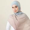 Muslim Ombre Chiffon Hijab Scarf Women Long Colorful Wedding Party Head Wrap Shawls Ladies Muslim Veil Headscarf Turban 180*70cm