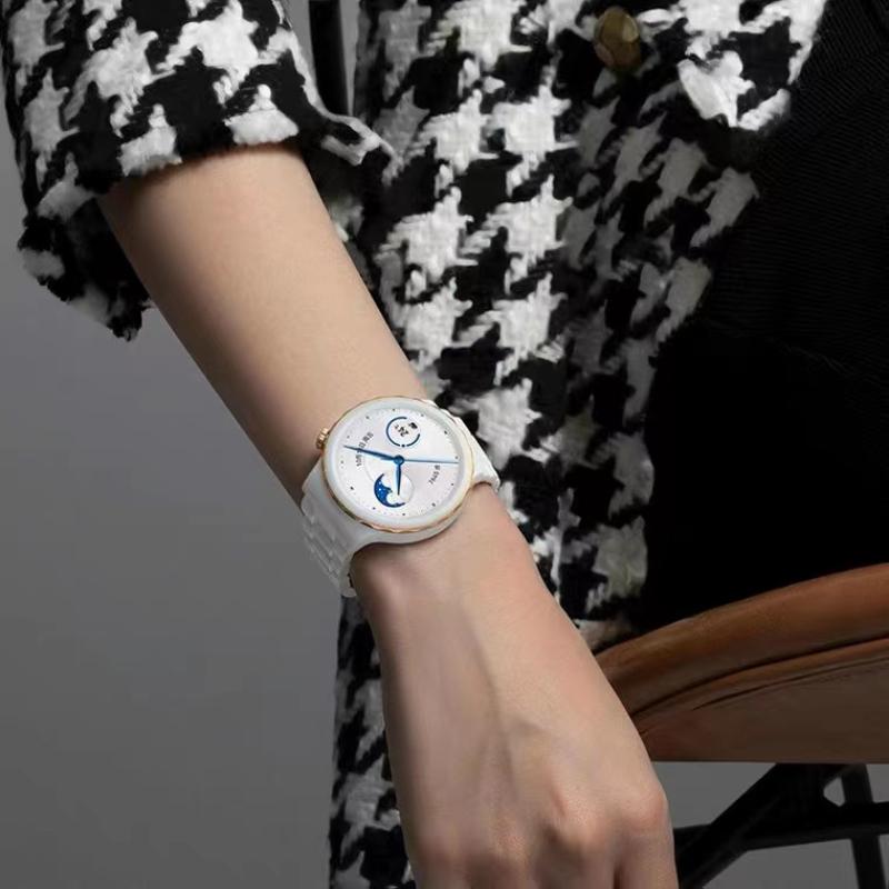Керамический ремешок 22 мм 20 мм для Huawei Watch GT3 Pro 46 мм/43 мм Металлический браслет Наручный ремешок для Samsung Watch 5/4/3 Amazfit GTR/Stratos