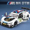 1:24 BMW M4 DTM M6 BMW CSL Racing Car Free Wheeling High Light Спортивный гоночный автомобиль Модель игрушки Литье под давлением из металлического сплава Миниатюрная копия