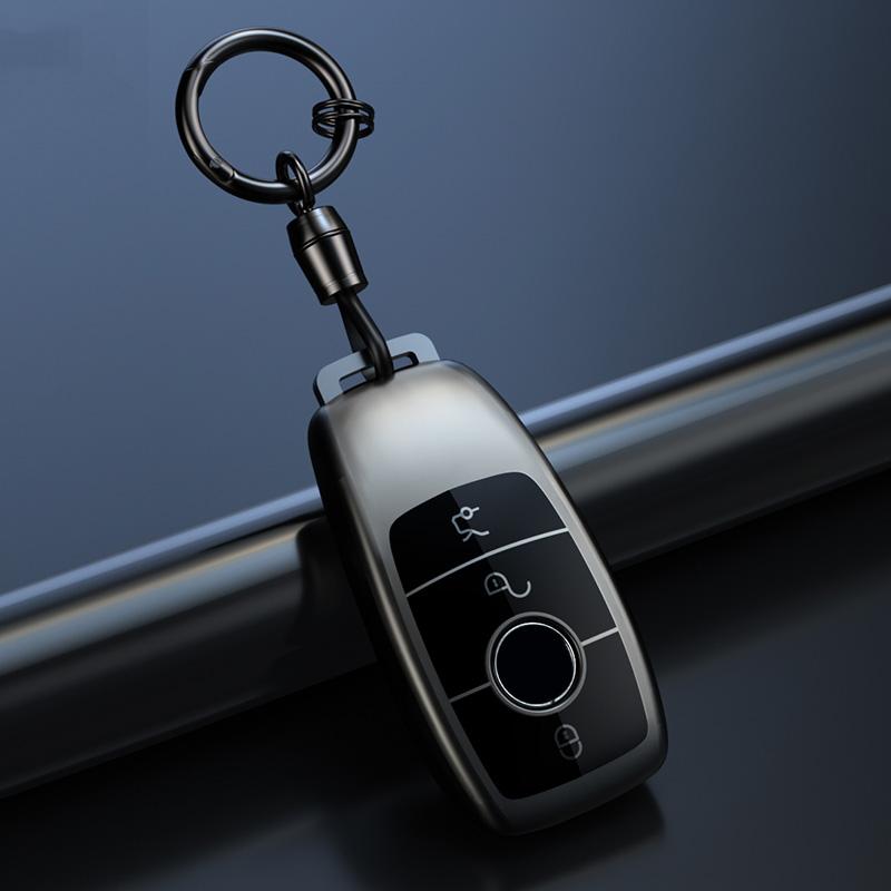 Серый ТПУ Чехол-оболочка для корпуса брелока автомобиля Mercedes Benz Класса A C E S G Glc Cle Cla W177 W205 W213 W222 X167 Аксессуары Amg