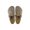 Birkenstock Бостон Мягкая стелька Без специальных функций Закрытый носок Тапочки Унисекс Цвет: Тауп Обычные Свободная посадка 560771