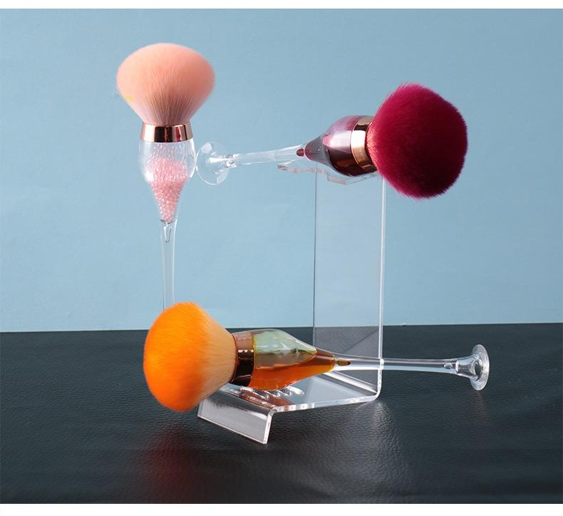 Кисть для макияжа в форме бокала для вина Кисть для рассыпчатой пудры Косметические инструменты