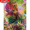 5d Алмазная картина Полная квадратная леопардовая алмазная вышивка Распродажа Мозаичная картина