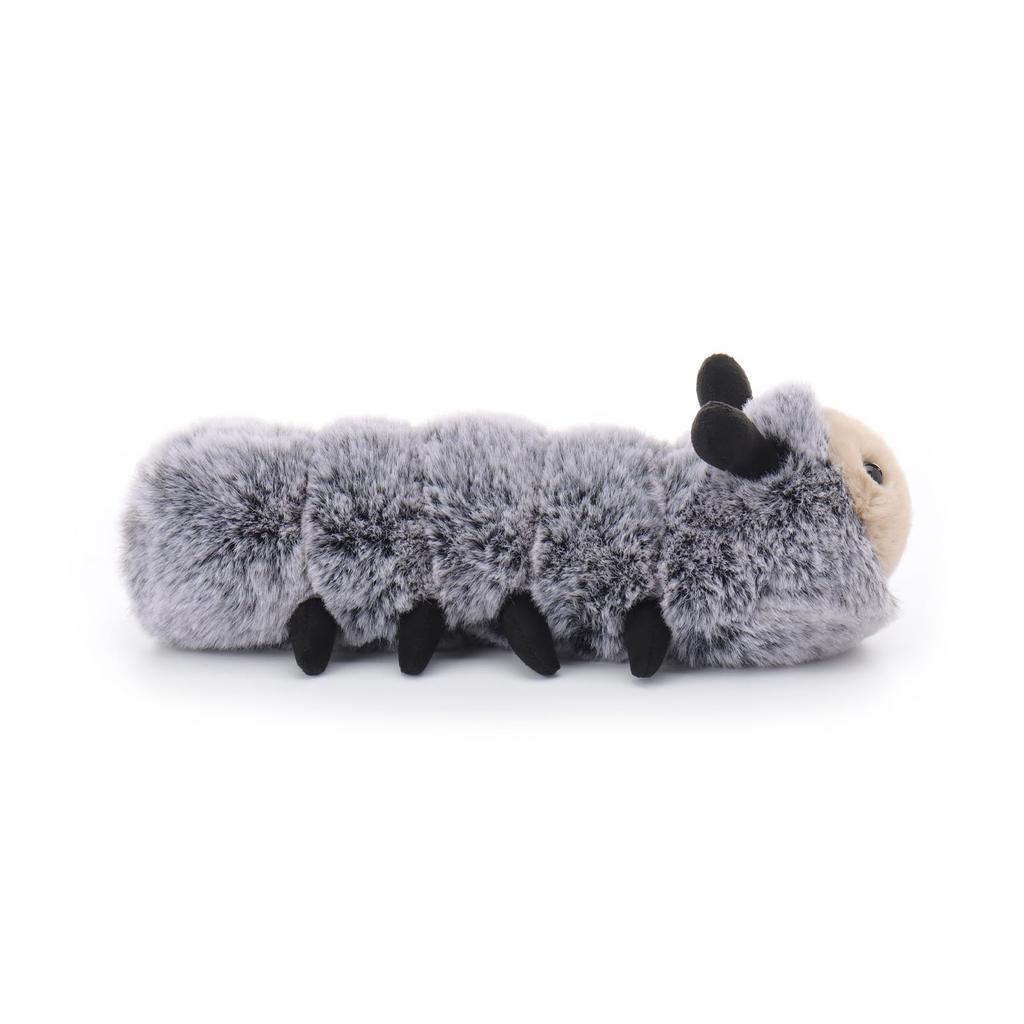 Apricot Lamb Happy Caterpillar Plush Toy for Kids, Soft and Cute Fluffy Happy Caterpillar for Girls and Boys, 20cm