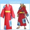 Косплей костюм One Piece Страна Вано для фанатов Монки Д. Луффи