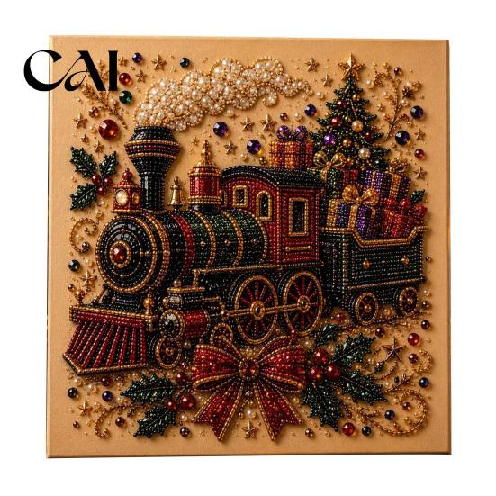 Набор для творчества из искусственного жемчуга для начинающих, Рождественский набор для рисования, Рождественский 3D DIY, Креативные зимние занятия, Праздничный поделочный проект для взрослых, Праздничный