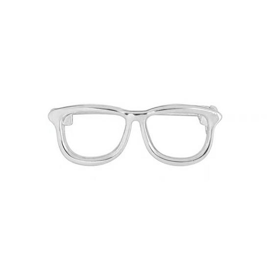 Женская брошь, очки, форма декора, изысканный противоскользящий износостойкий воротник пальто, шляпа, шарф, украшение, булавка для одежды, украшения для одежды