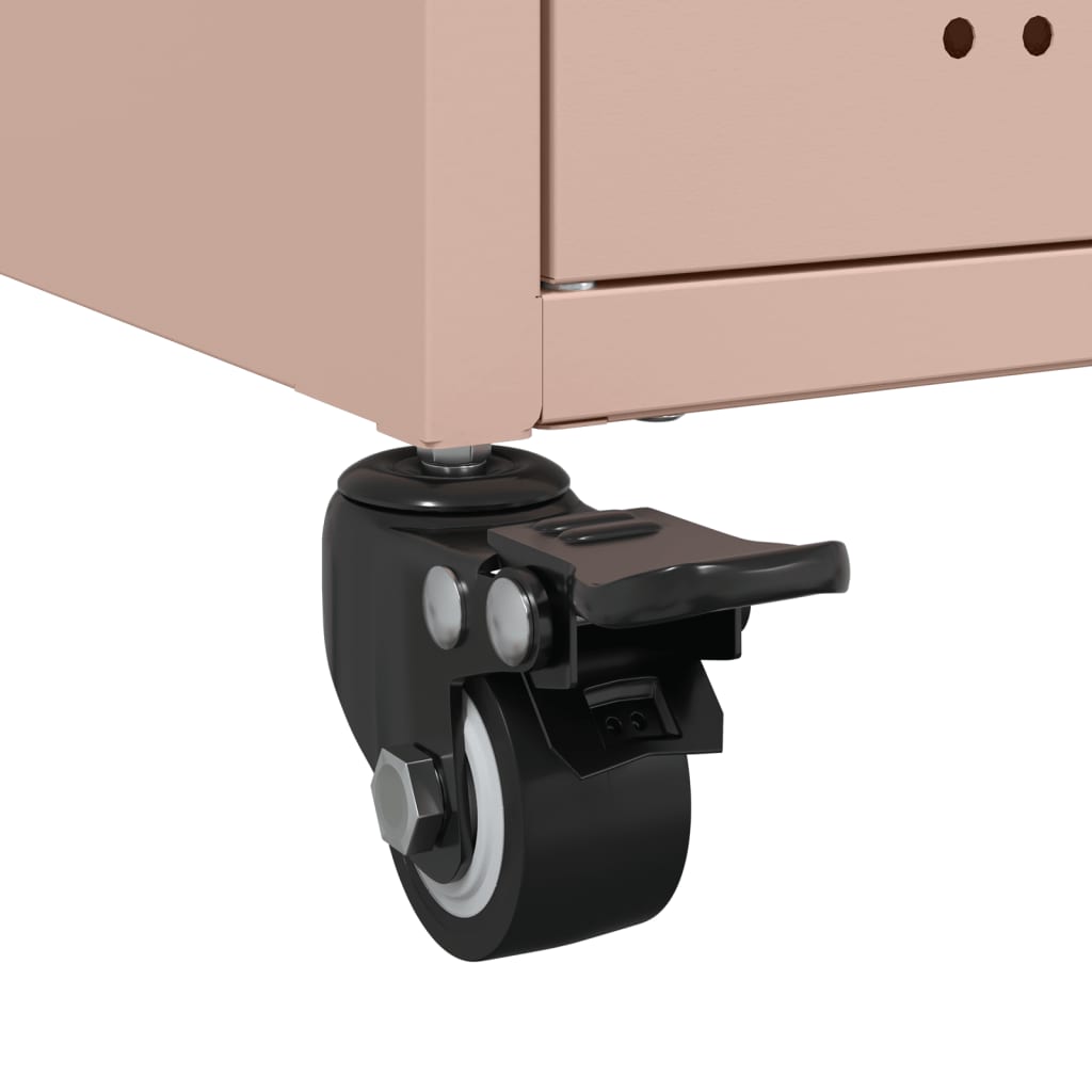 Pink TV Stand 68 x 39 x 43.5 cm Steel