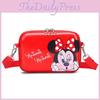 Pooh Pattern Bear Double Sided Printing Zipper Crossbody Bag School And Outings