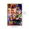 [2D Плоский] 1 шт. Металлическая жестяная табличка с мультяшным персонажем Истории игрушек, 30,48x20,32 см, Настенный декор для гостиной, кабинета, спальни - I