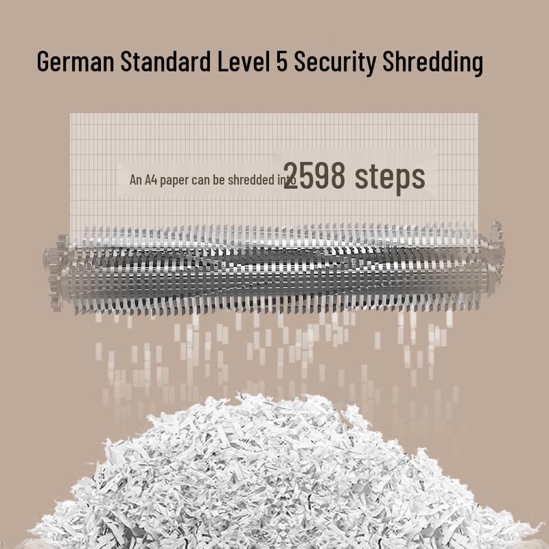Deli GA630 Commercial High-Security Micro-Cut Shredder CN plug (adapter included)