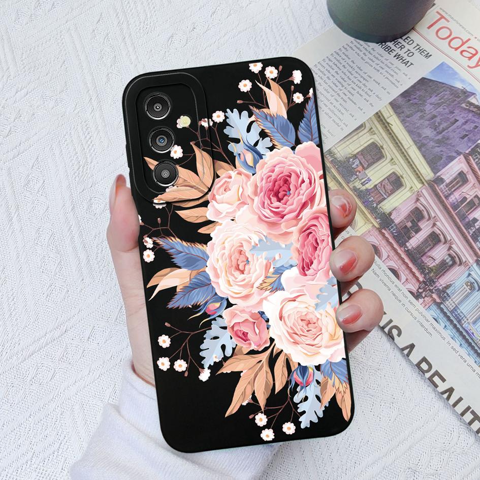 Мягкий чехол для телефона Samsung Galaxy M23 M32 M54 A31 A51 A71 A23 A14 A13, квадратный защитный силиконовый чехол с цветком авокадо, задняя крышка для Galaxy Coque, бампер