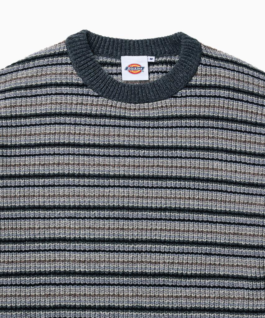DICKIES Velour Stripe Knit Black
