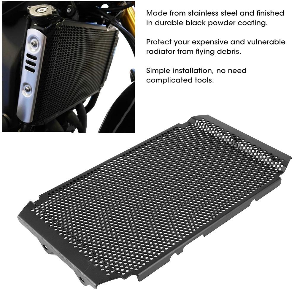 Stainless Steel Radiator Grille Guard Cover Protector Fits for Yamaha FJ09 MT09 20152020