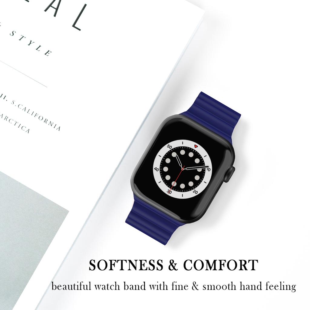 Силиконовый ремешок для Apple Watch, ремешок для часов 44 мм, 45 мм, 42 мм iWatch 40 мм, 38 мм, 41 мм, ремешок для часов Correa, браслет, Apple Watch Serie 7, 3, 5, 6 se