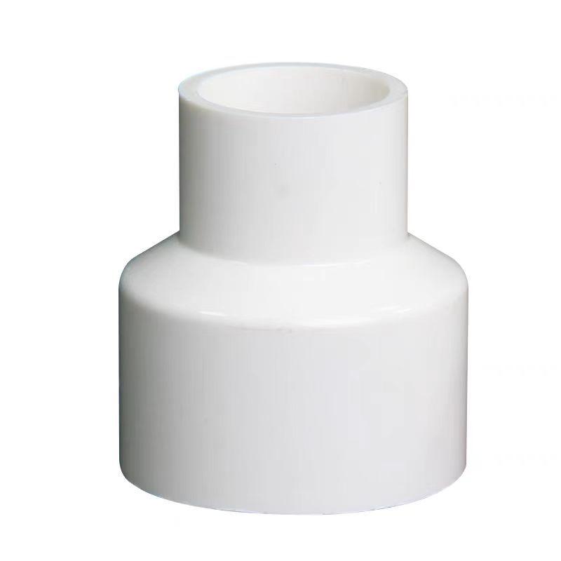 ПВХ Переходная Прямая Муфта 1/2" на 3/4" Пластиковый Фитинг-Соединитель для Труб