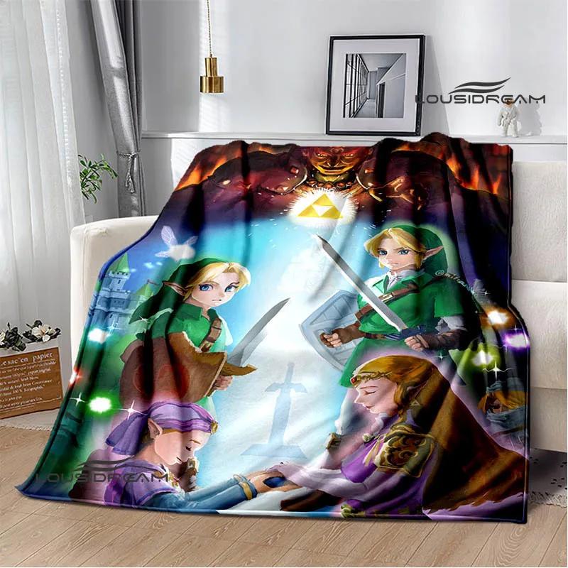 3D Z-Zeldas Cartoon blanket Warm Flannel blankets Soft and comfortable blanket Home Travel Blankets bed linings Birthday Gift