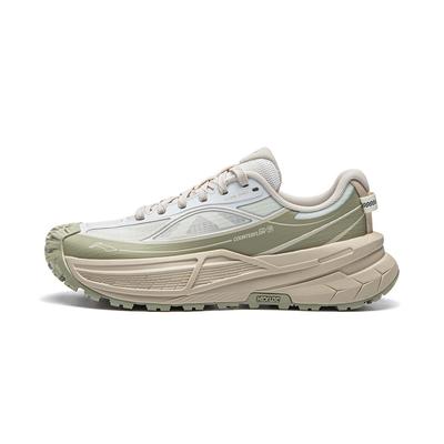 Li Ning Outdoor CF Tracing Xichang 2SE Низкие походные кроссовки Женские Шампанское Белый Шально-зеленый AHTW070-2