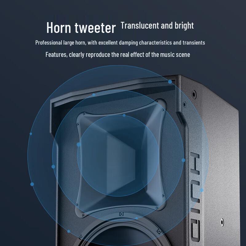 Huido EM-101 Professional Full-Range Stage Speaker CN plug (adapter included)