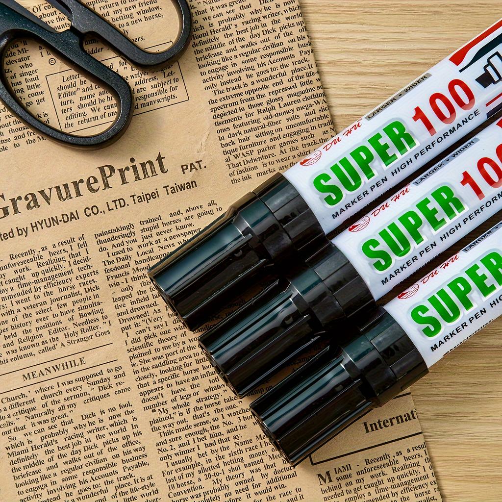 Jumbo Marker Pens, For Identity Theft Identification Protection, Privacy Secret And Address Protector, Extra Wide Chisel Point