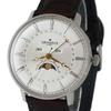 GRANDEUR PLUS+ Japanese Advantik Leather Triple Calendar & Moon Phase Men's Watch GRP014W1