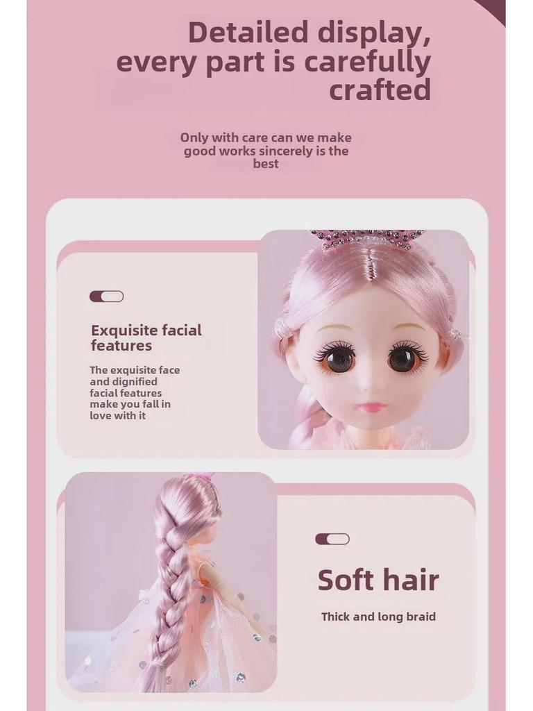 Кукла Барби-принцесса высотой 26 см, поющая, вращающаяся и танцующая с музыкой и огнями, детская игрушка.