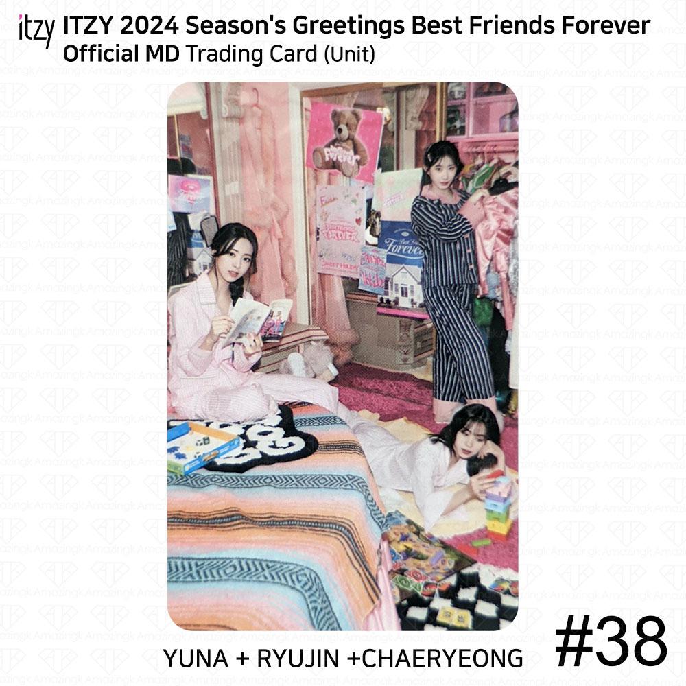 ITZY Поздравления сезона 2024 Best Friends Forever Официальная коллекционная карточка MD KPOP