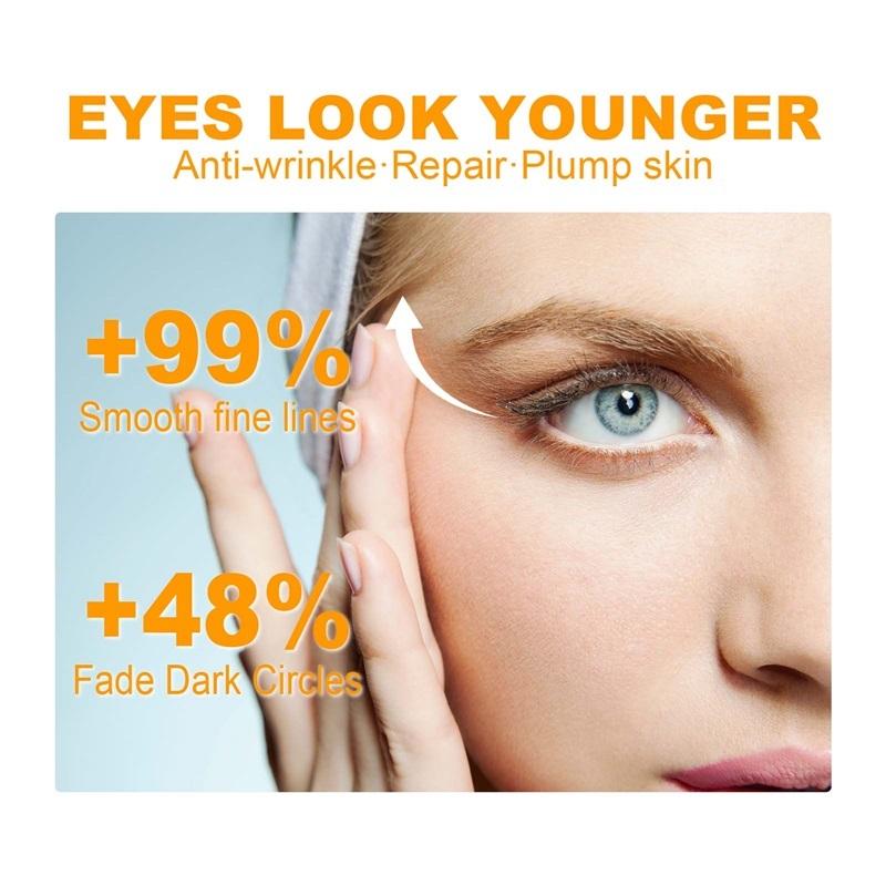 HOYGI 5D Peptide Eye Cream Relieve Puffiness Reduce Dark Circles Firming Fade Fine Lines Nourishing Smoothing Eyes Skin Care