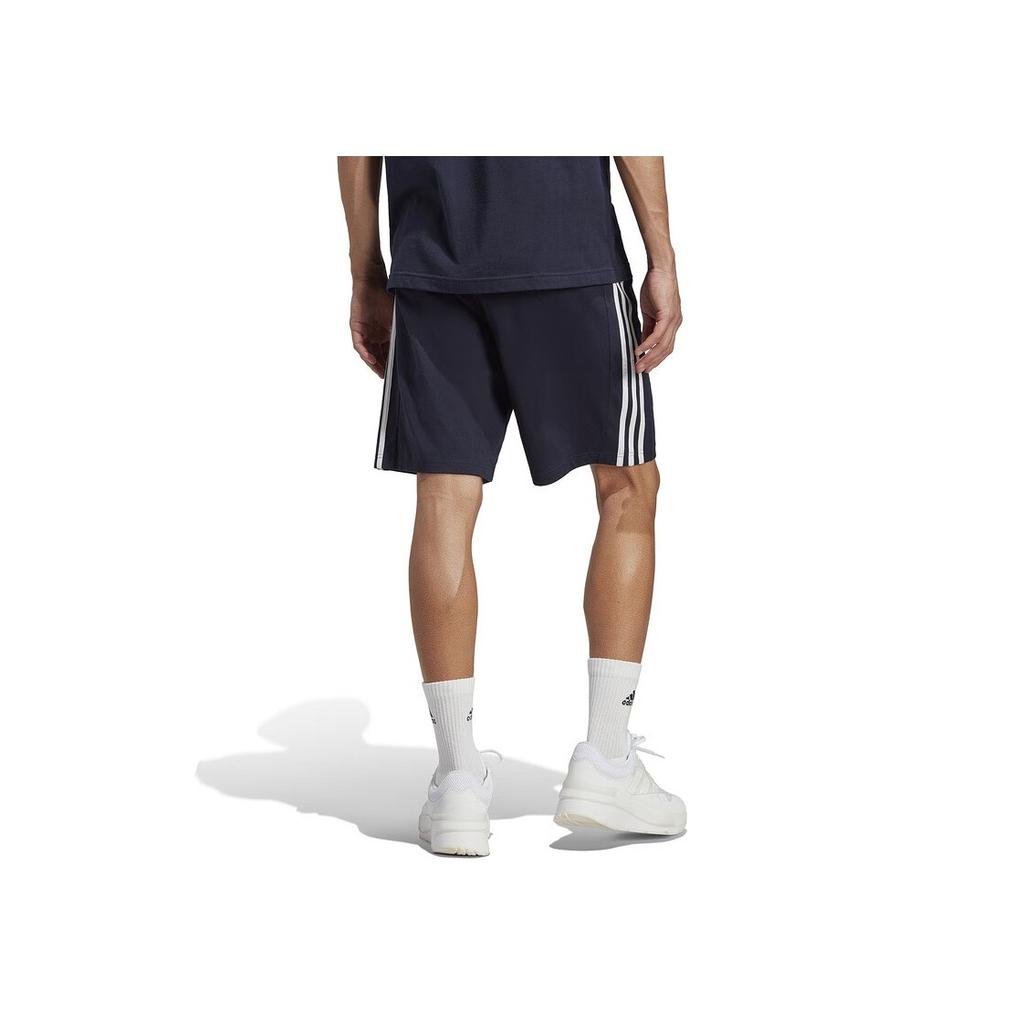 Adidas Breathable Lace-Up Casual Shorts Men Bottoms Blue IC9383