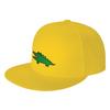 Fashion Big Challenges Alligator Flat Brim Sun Hat  Suitable For Oval Faces Caps
