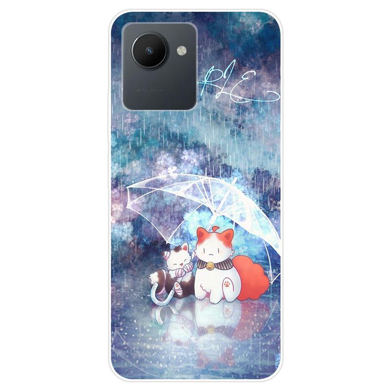 Для Realme C30S C 30S RealmeC30S чехол Мягкая силиконовая задняя крышка Чехол для телефона с рисунком из мультфильма Разнообразие