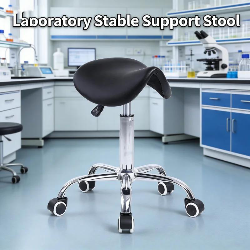 Черный гидравлический поворотный стул с регулируемой высотой и спинкой для салона, парикмахерской, спа-салона, стоматолога, мастера маникюра/педикюра, тяжелый