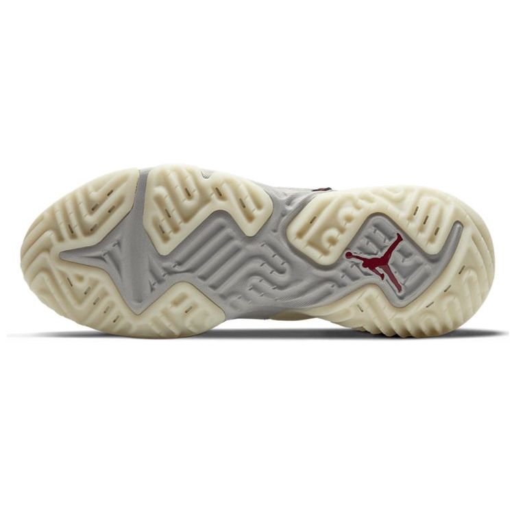 Кроссовки унисекс Air Jordan Delta Breathe Clear Medium Grey Светло-бежевый Насыщенный красный CW0783-901