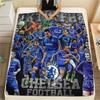CFC Print FlAannel Blanket, High quality Comfortable for All Seasons, Home Decor, Warmth and Comfort