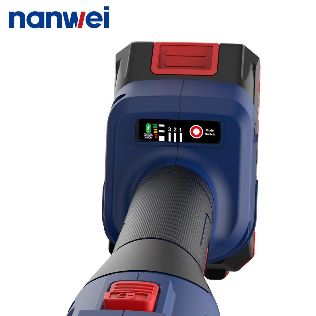 NANWEI Угловая шлифмашина 125 мм 5000/7000/9800 об/мин, 20 В, Бесщеточный двигатель