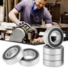Double Rubber Sealed Roller Ball Bearing Easy Installation Deep Slots Bearing For Automotive